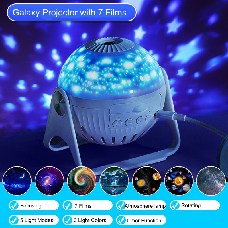 LED Star Night Lights Galaxy Projector - Night Lights & Ambient Lighting - DINIBLO 