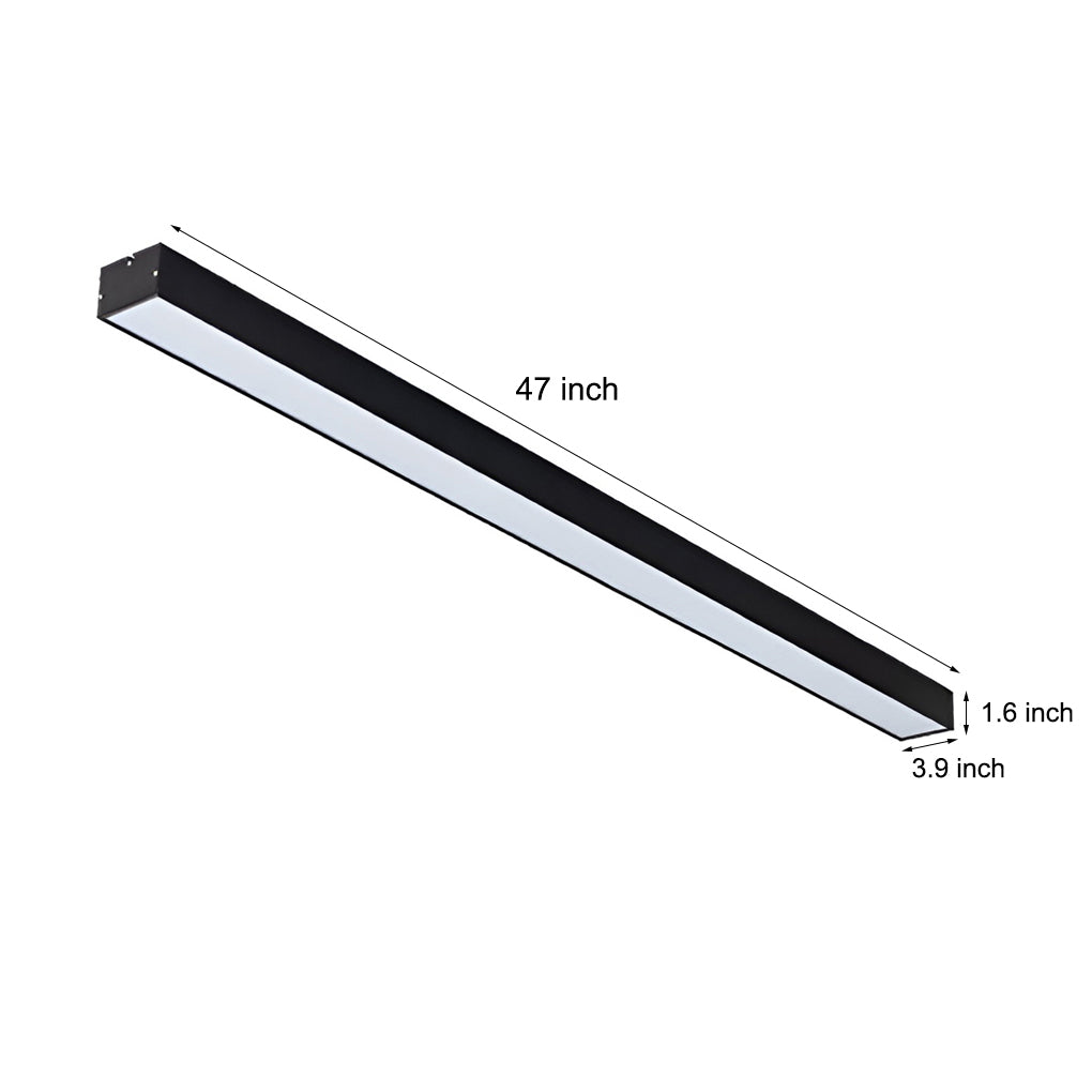 47 Inches Rectangle Strip LED Modern Recessed Ceiling Lights - Lighting > Wall Lights > LED Wall Lights - DINIBLO 