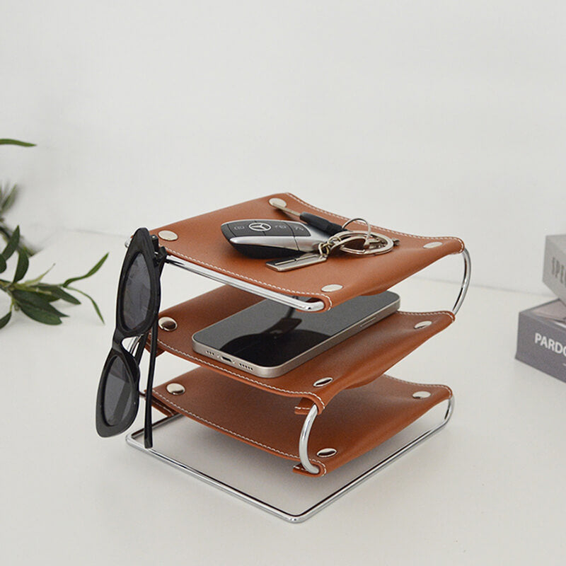 Leather Desktop Storage - Storage - DINIBLO 