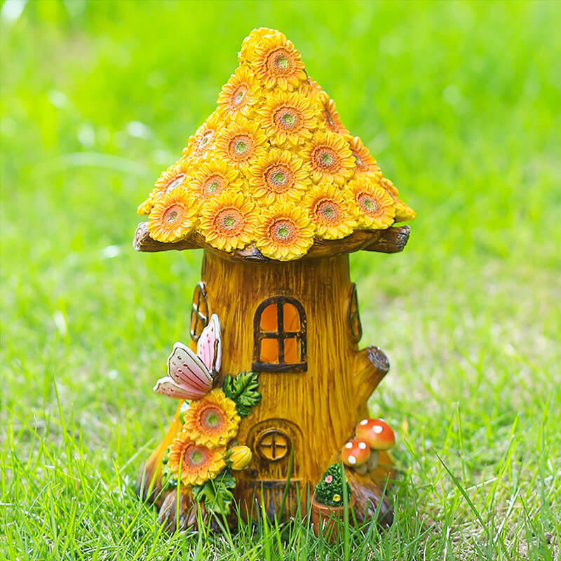 Lighted Sunflower Treehouse - Outdoor Decorative Light - DINIBLO 