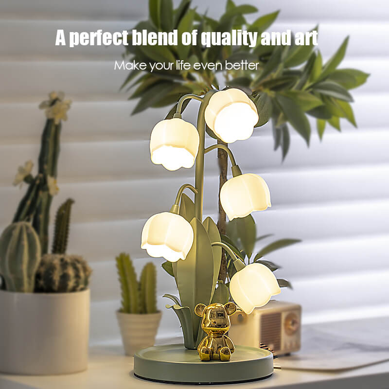 Lily Flower Table Lamp - LAMP - DINIBLO 