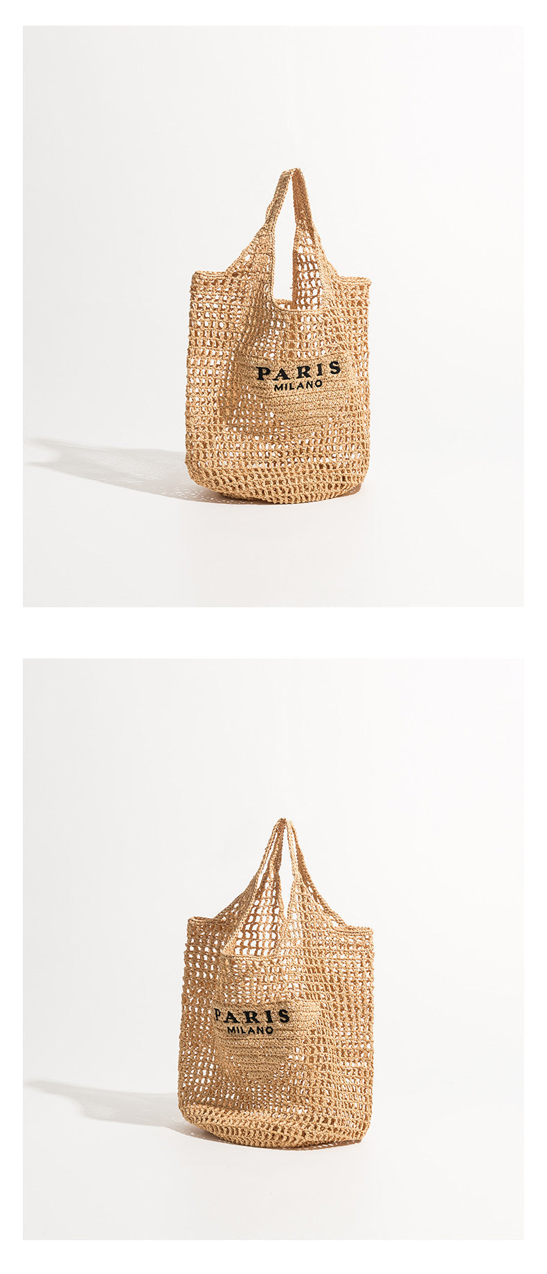 Luxury Raffia Handmade Woven Tote Handbag - Handbags - DINIBLO 