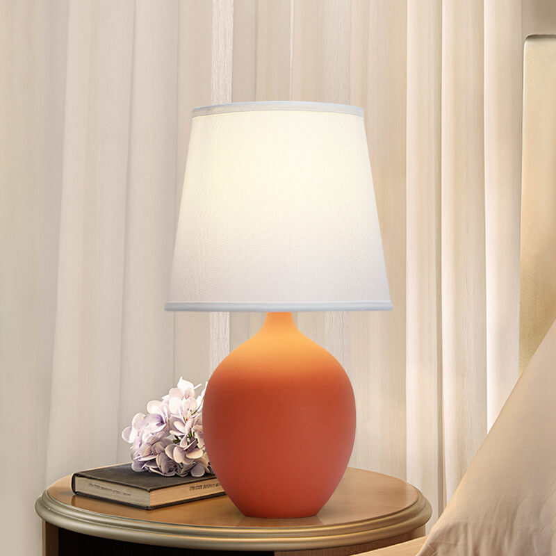 Macaron Simple Ceramic Desk Lamp - Table Lamp - DINIBLO 