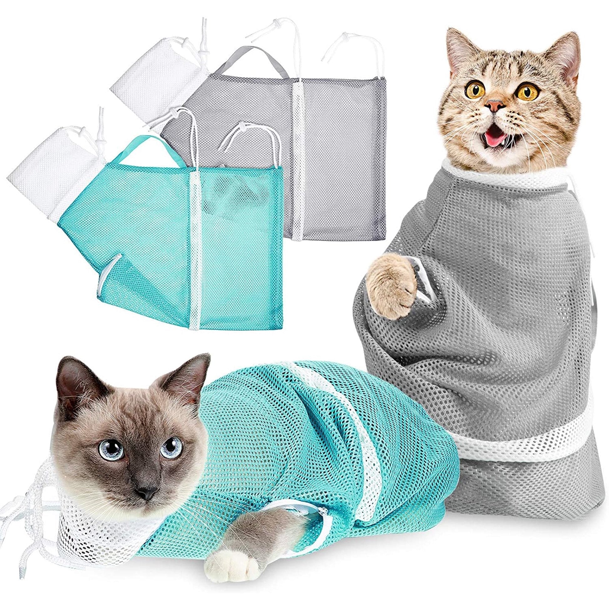 Multi-functional Pet Grooming Bath Bag - Cat Apparel - DINIBLO 