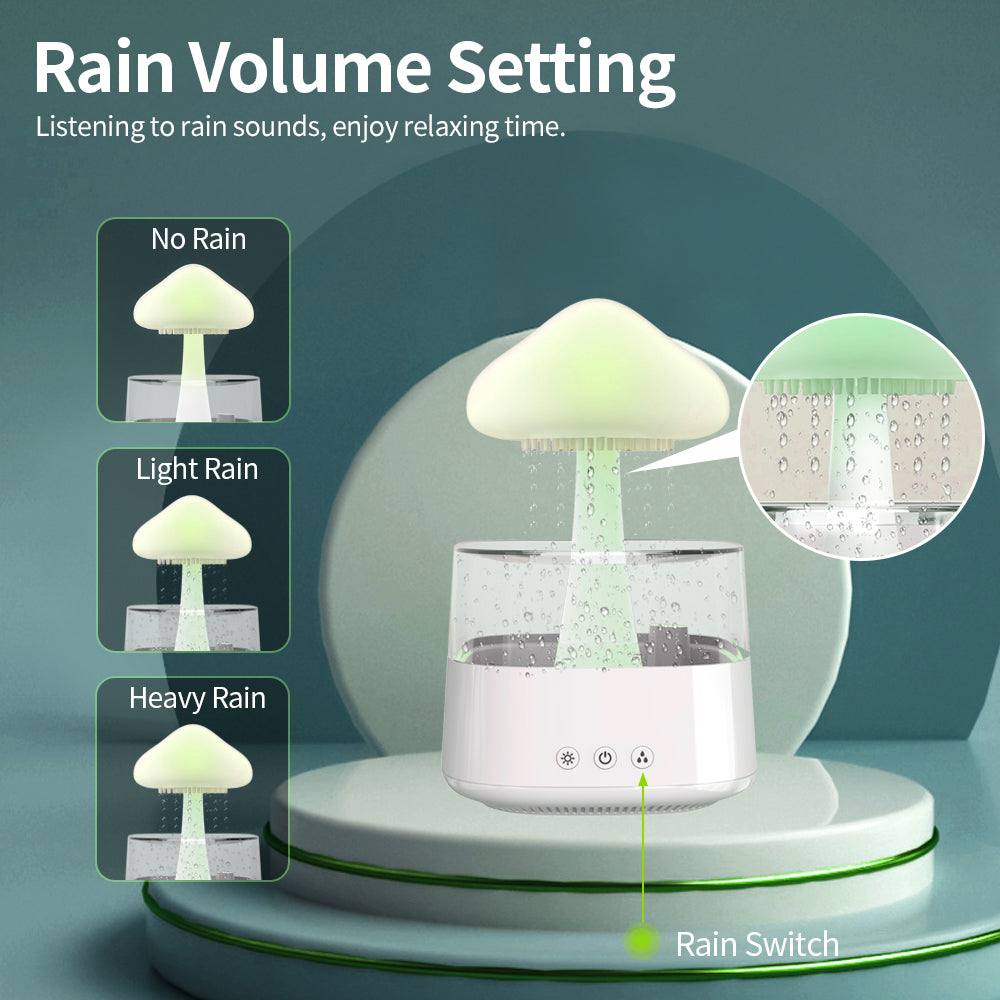 Mushroom Rain Air Humidifier Electric Aroma Diffuser - Humidifiers - DINIBLO 