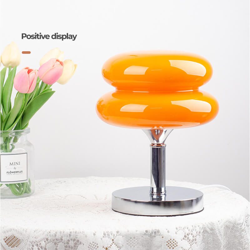 New Egg Tart Glass Desk Lamp - LAMP - DINIBLO 