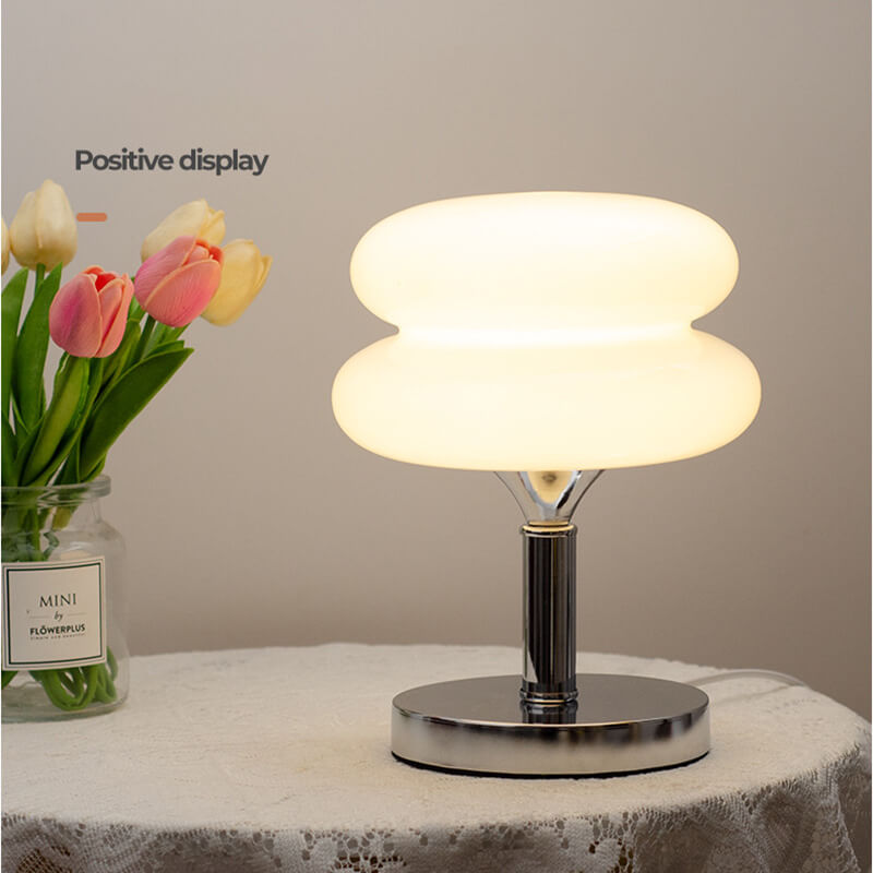 New Egg Tart Glass Desk Lamp - LAMP - DINIBLO 