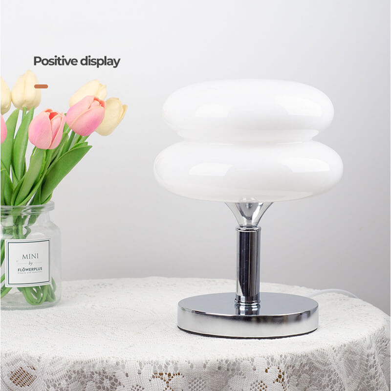 New Egg Tart Glass Desk Lamp - LAMP - DINIBLO 