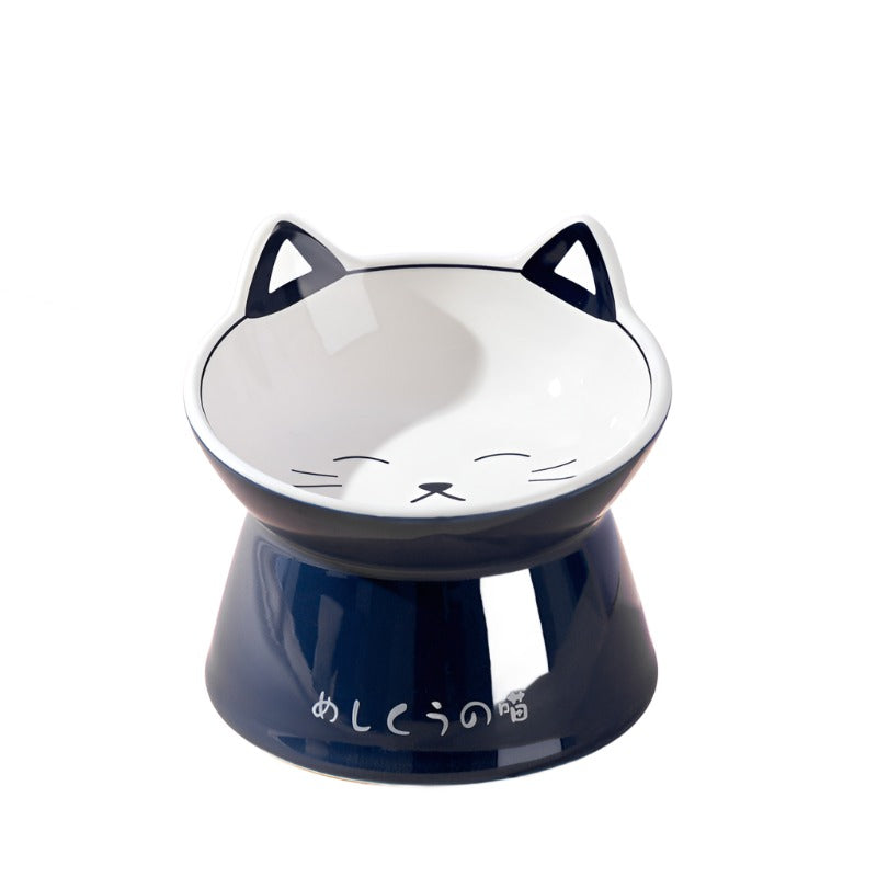 Japanese Style Cat Bowl Ceramic Waterer - Pet Bowls, Feeders & Waterers - DINIBLO 