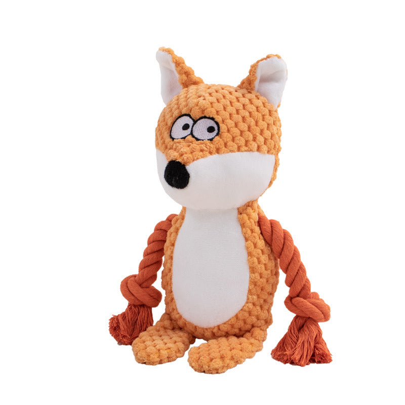 Pet Squeaky Plush Toy Zoo Animal - Dog Toys - DINIBLO 