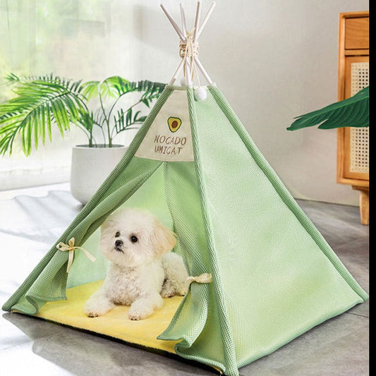 Pet Cat Tent Dog House Summer Breathable Bed - Cat Beds - DINIBLO 