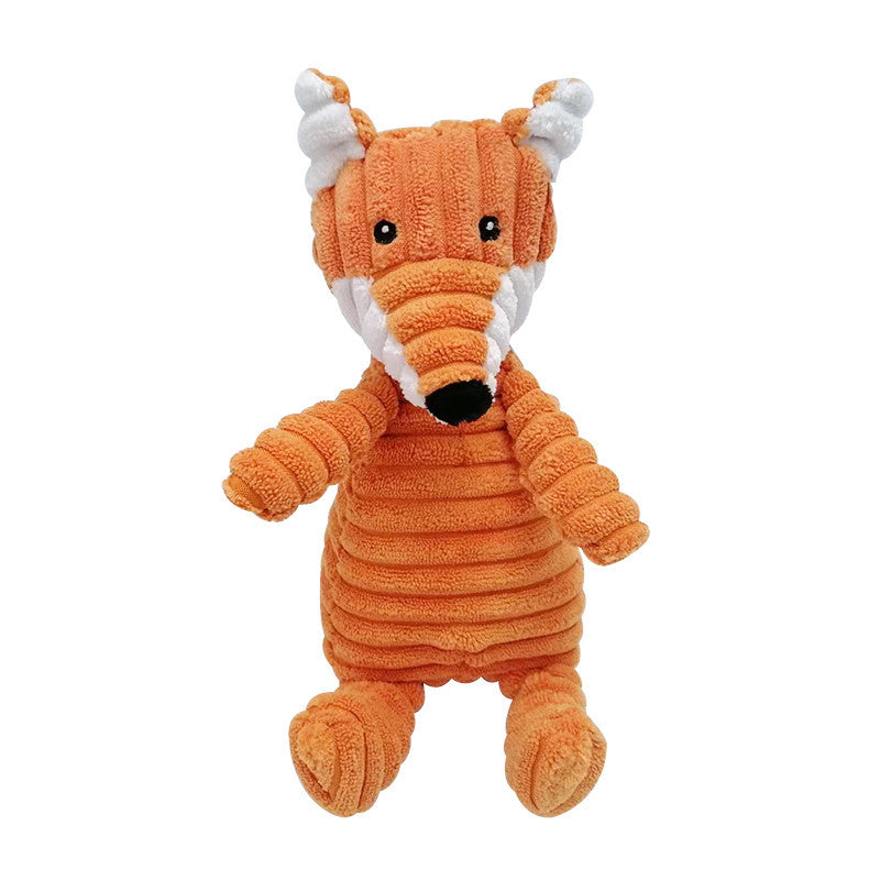 Pet Plush Zoo Family Squeaky Toys - Dog Toys - DINIBLO 