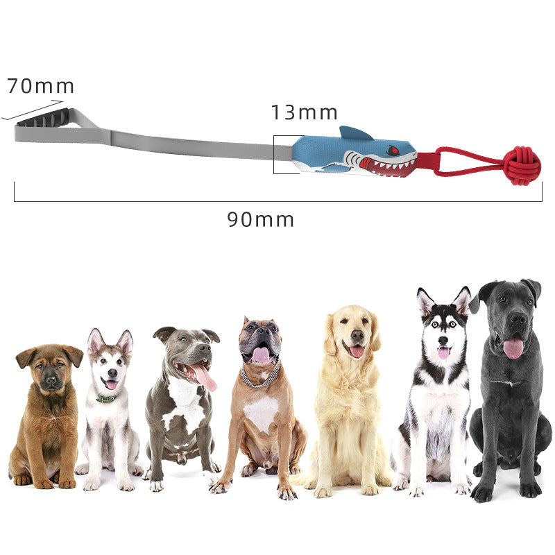 Dog Tug of War Squeaky Toys Knot Pull Toys - Dog Toys - DINIBLO 