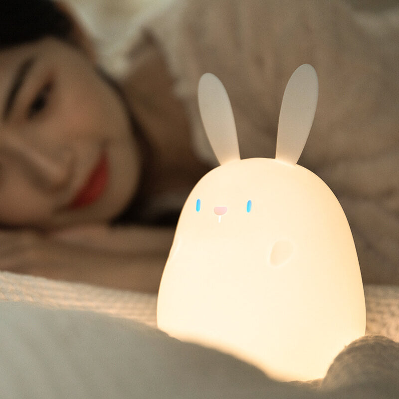 Cartoon Rabbit Silicone Night Light - Table Lamp - DINIBLO 