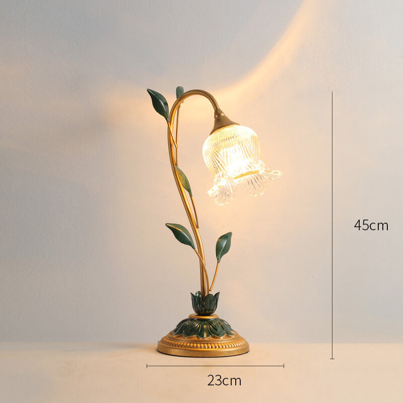 Pastoral Rose Decorative Table Lamp - Table Lamp - DINIBLO 