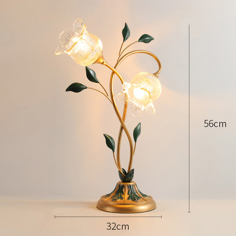 Pastoral Rose Decorative Table Lamp - Table Lamp - DINIBLO 