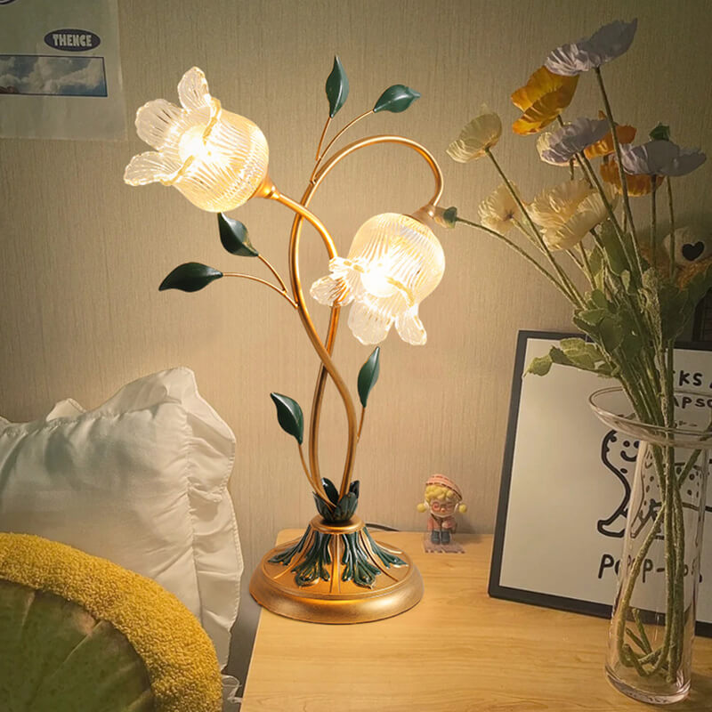 Pastoral Rose Decorative Table Lamp - Table Lamp - DINIBLO 