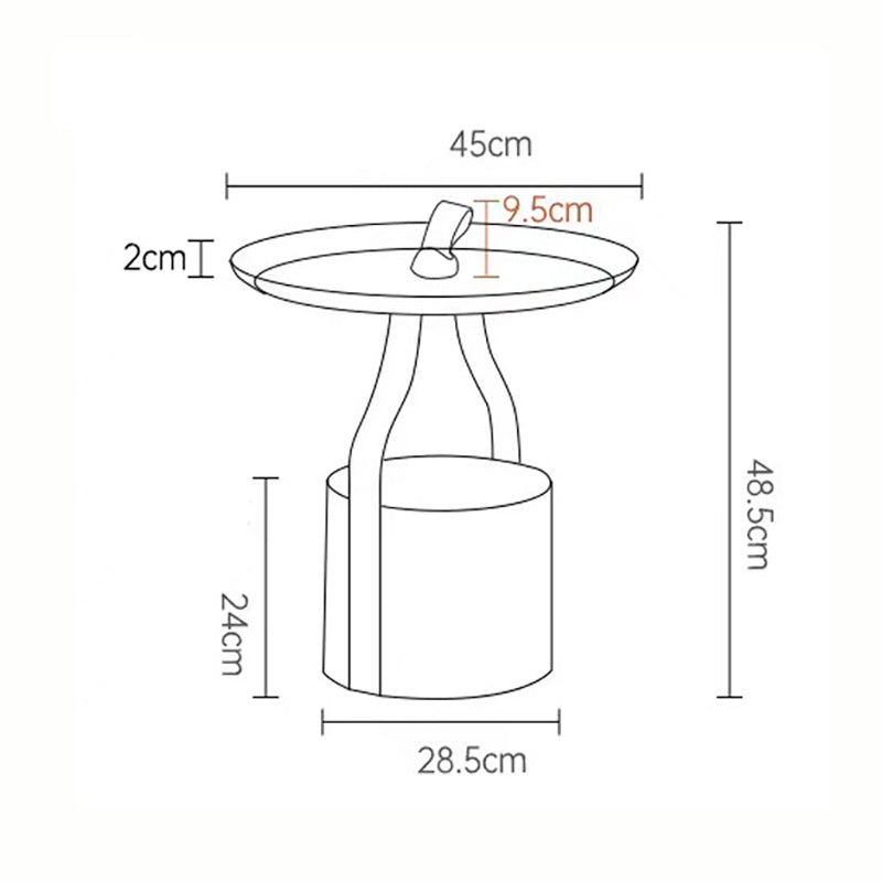 Portable Storage Coffee Table - Floor Ornament - DINIBLO 