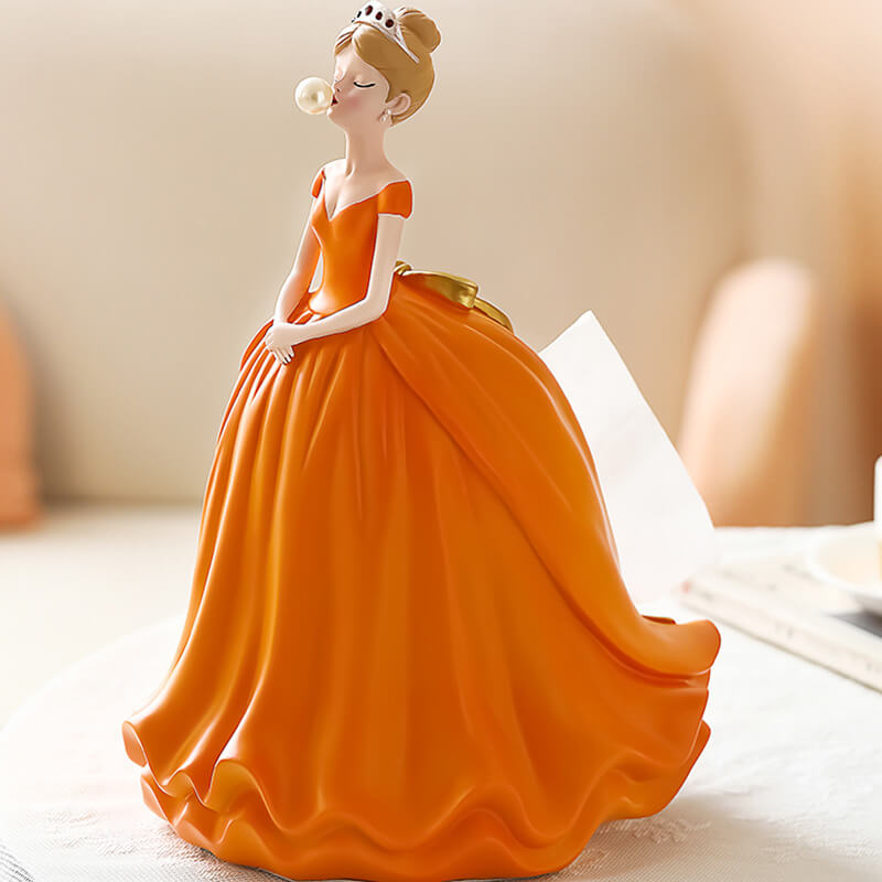 Princess Dress Resin Tissue Box - Tissue Box - DINIBLO 