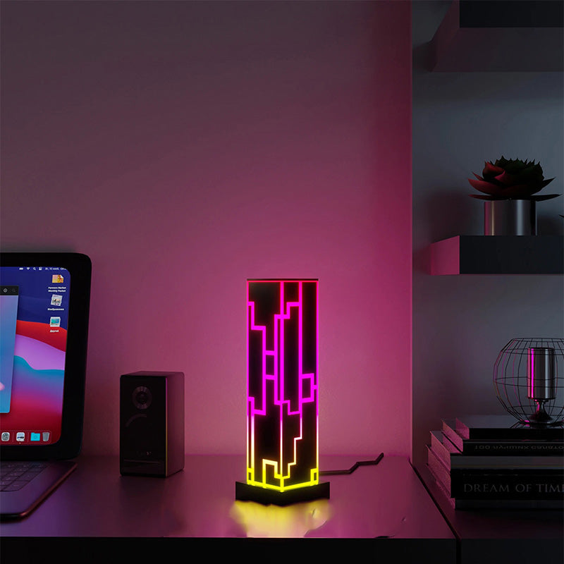 RGB Cube Table Lamp - LAMP - DINIBLO 