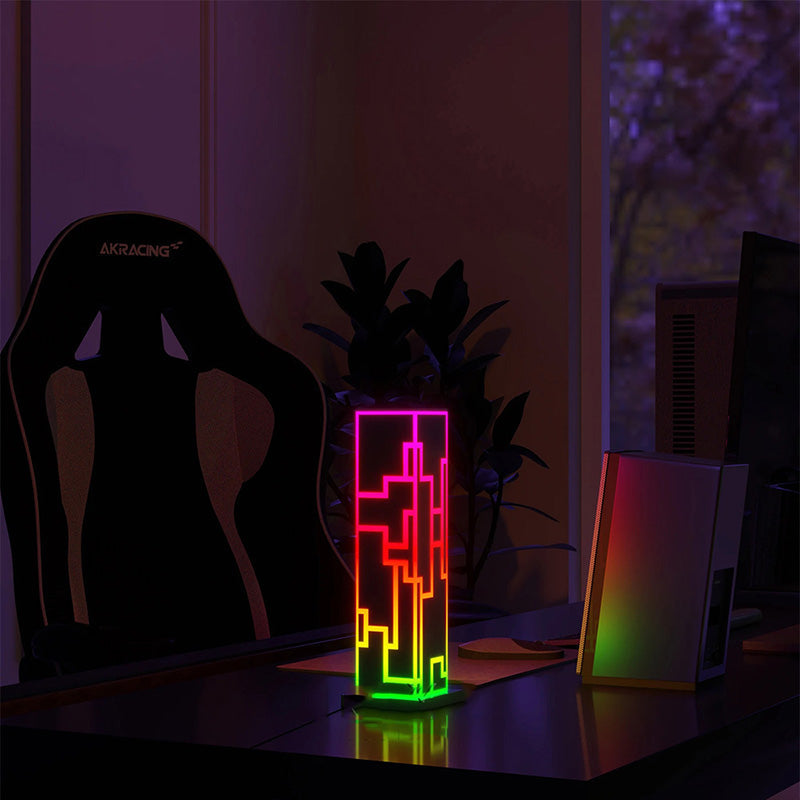 RGB Cube Table Lamp - LAMP - DINIBLO 