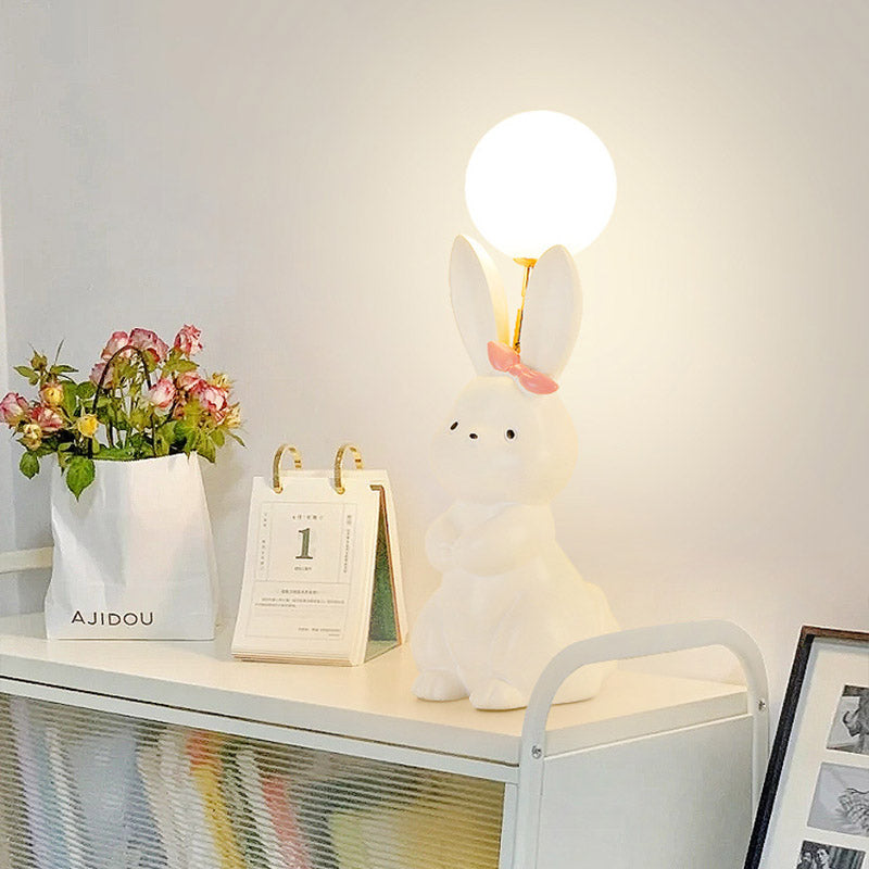 Rabbit Feather Table Lamp - LAMP - DINIBLO 