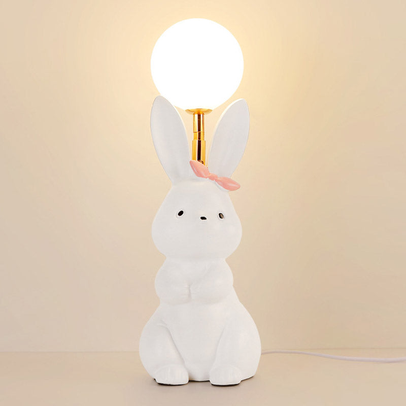 Rabbit Feather Table Lamp - LAMP - DINIBLO 