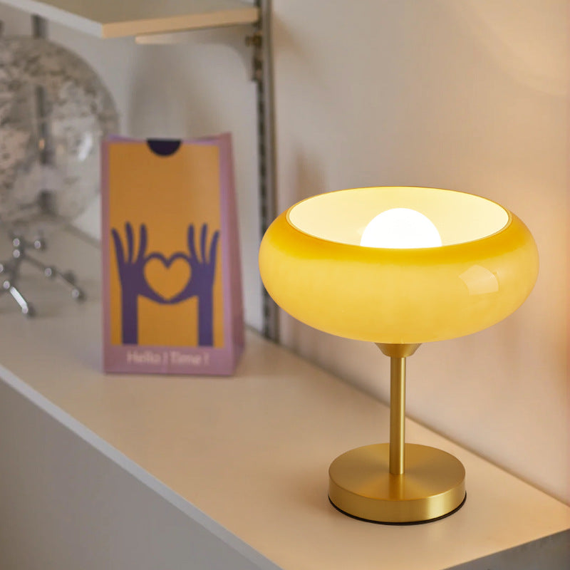 Retro Egg Tart Table Lamp - LAMP - DINIBLO 