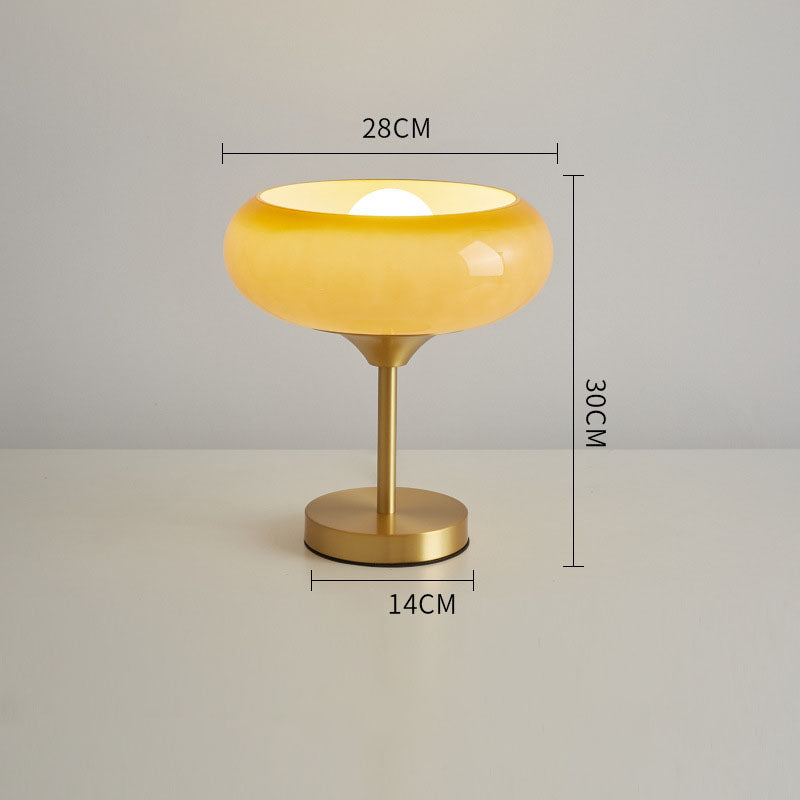 Retro Egg Tart Table Lamp - LAMP - DINIBLO 