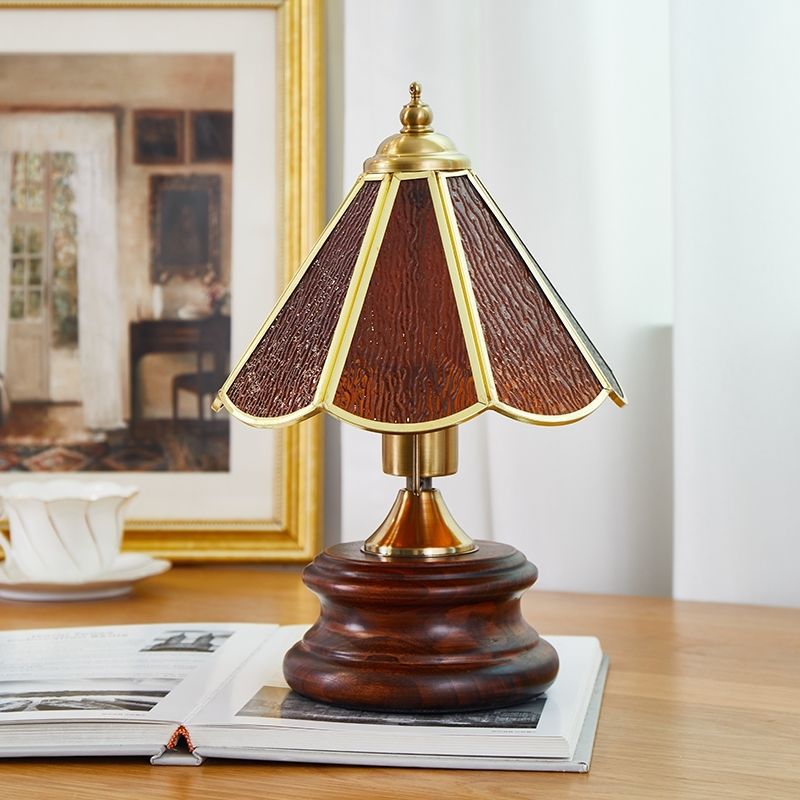 Retro Glazed Table Lamp - LAMP - DINIBLO 