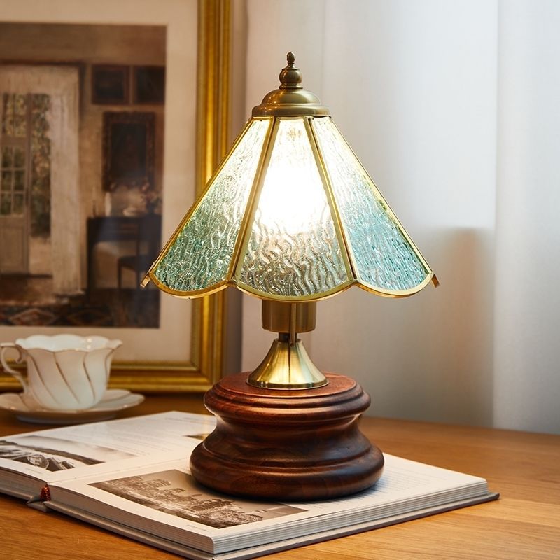 Retro Glazed Table Lamp - LAMP - DINIBLO 