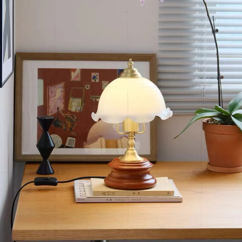 Retro Glazed Table Lamp - LAMP - DINIBLO 