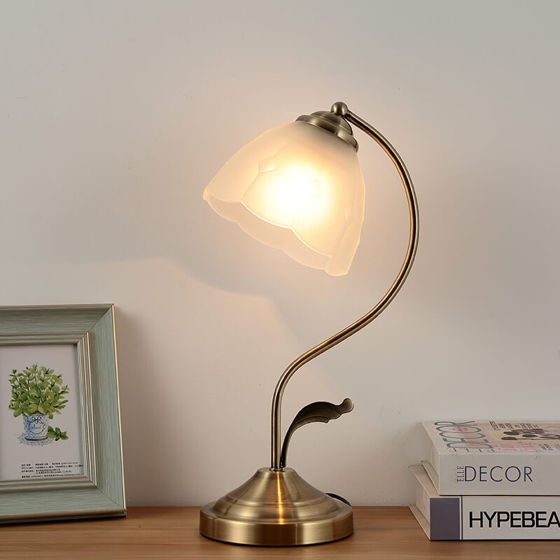 Retro Glass Tiffany Table Lamp - LAMP - DINIBLO 