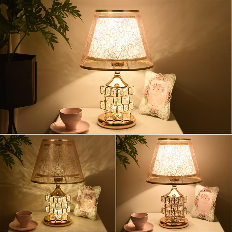 Romantic Crystal Table Lamp - Table Lamp - DINIBLO 