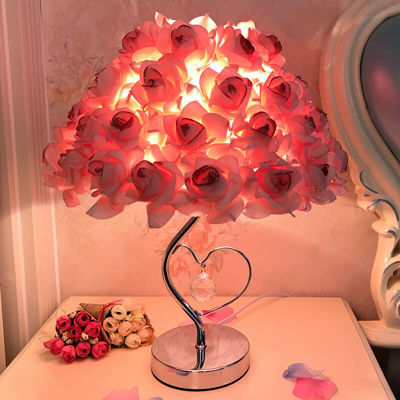 Rose Crystal Desk Lamp - Table Lamp - DINIBLO 