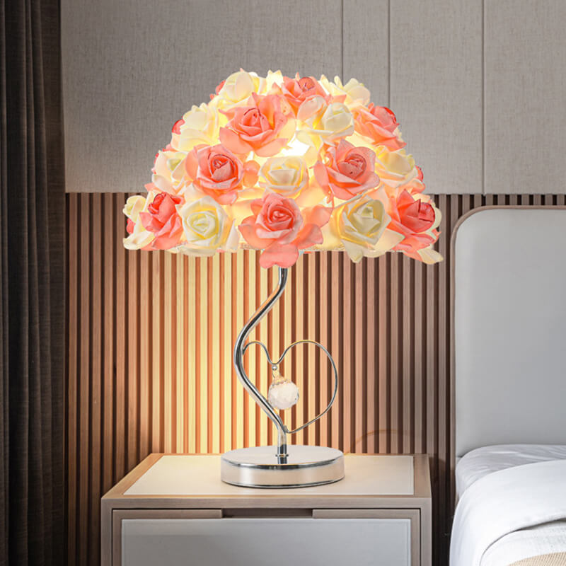 Rose Crystal Desk Lamp - Table Lamp - DINIBLO 