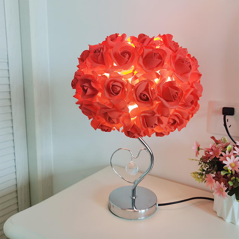 Rose Crystal Desk Lamp - Table Lamp - DINIBLO 