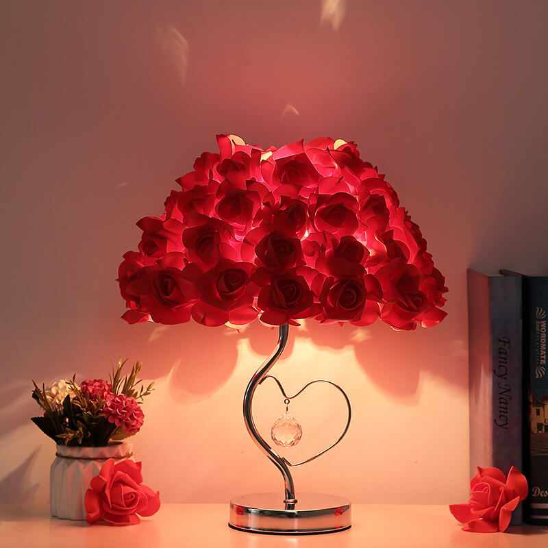 Rose Crystal Desk Lamp - Table Lamp - DINIBLO 