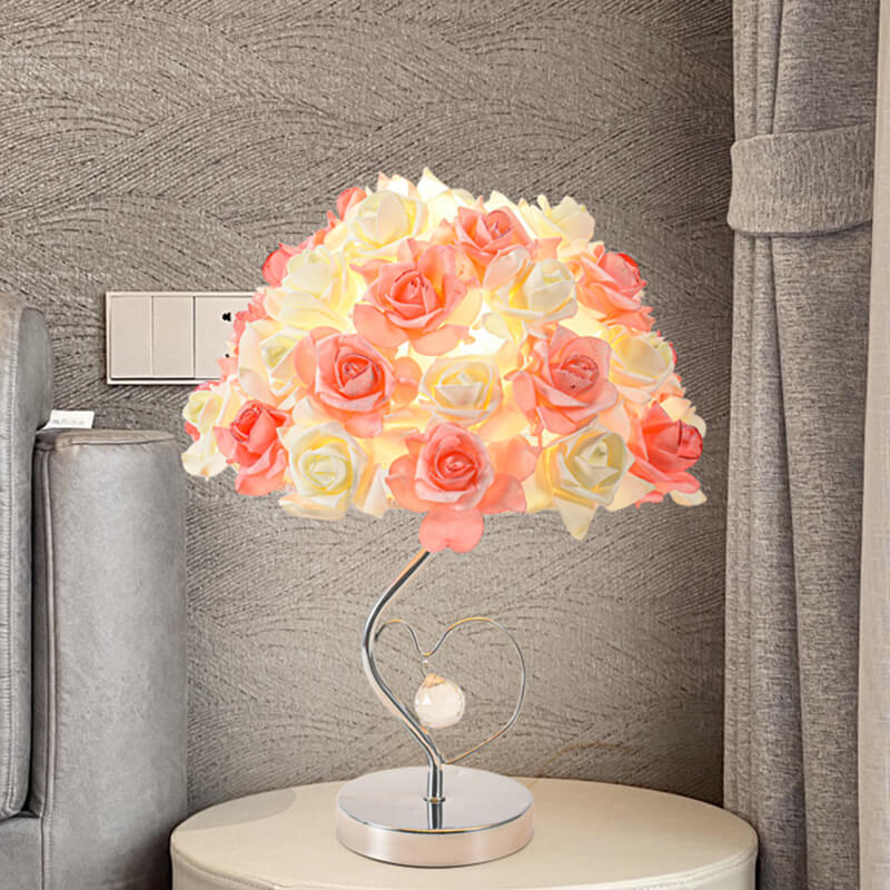 Rose Crystal Desk Lamp - Table Lamp - DINIBLO 