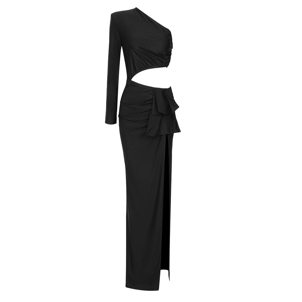 Black Cutouts Maxi Dress -  - DINIBLO 