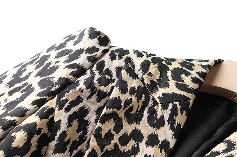 The Leopard Slim Fit Blazer - 0 - DINIBLO 