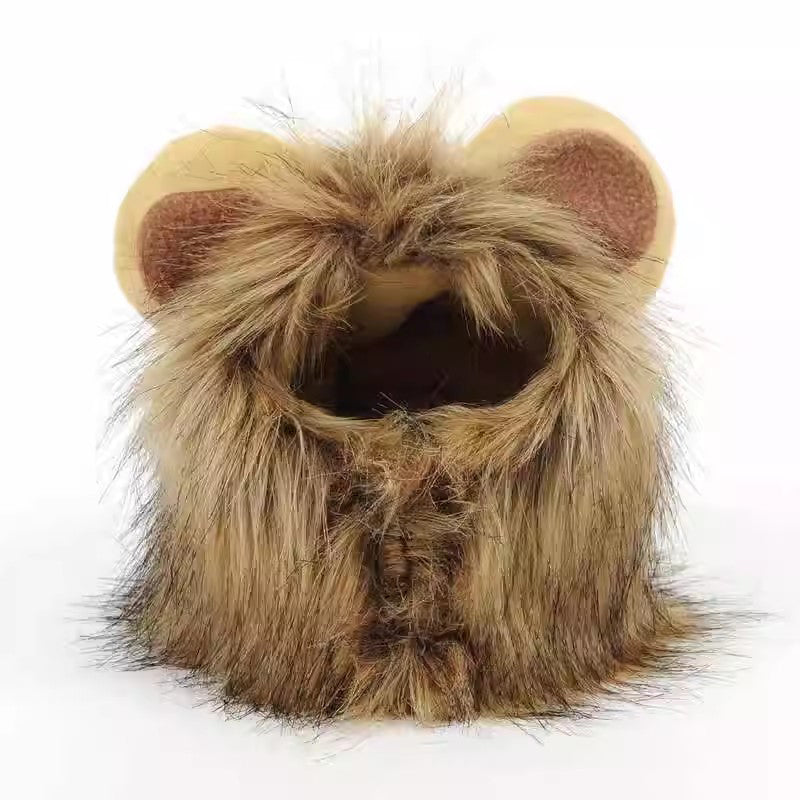 Cute Lion Mane Cat Costume Wig - Cat Apparel - DINIBLO 