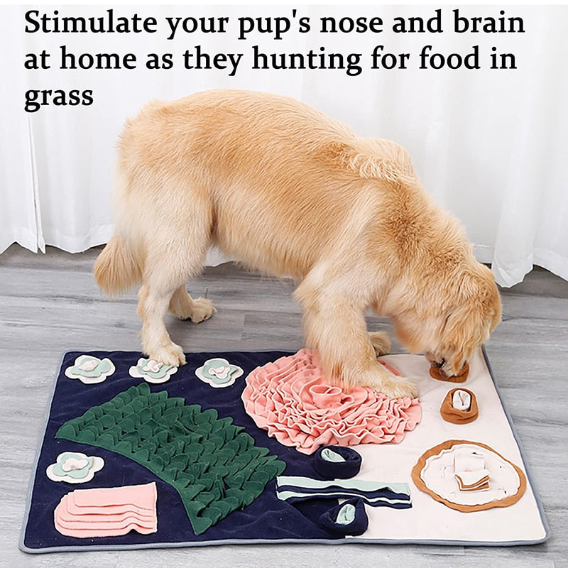 Snuffle Mat for Dogs Interactive Toy - Pet Bowls, Feeders & Waterers - DINIBLO 