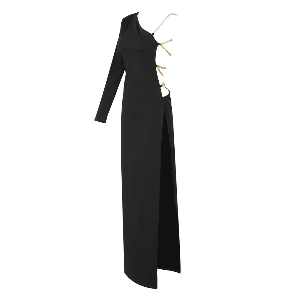 Maxi Dress with Slit -  - DINIBLO 