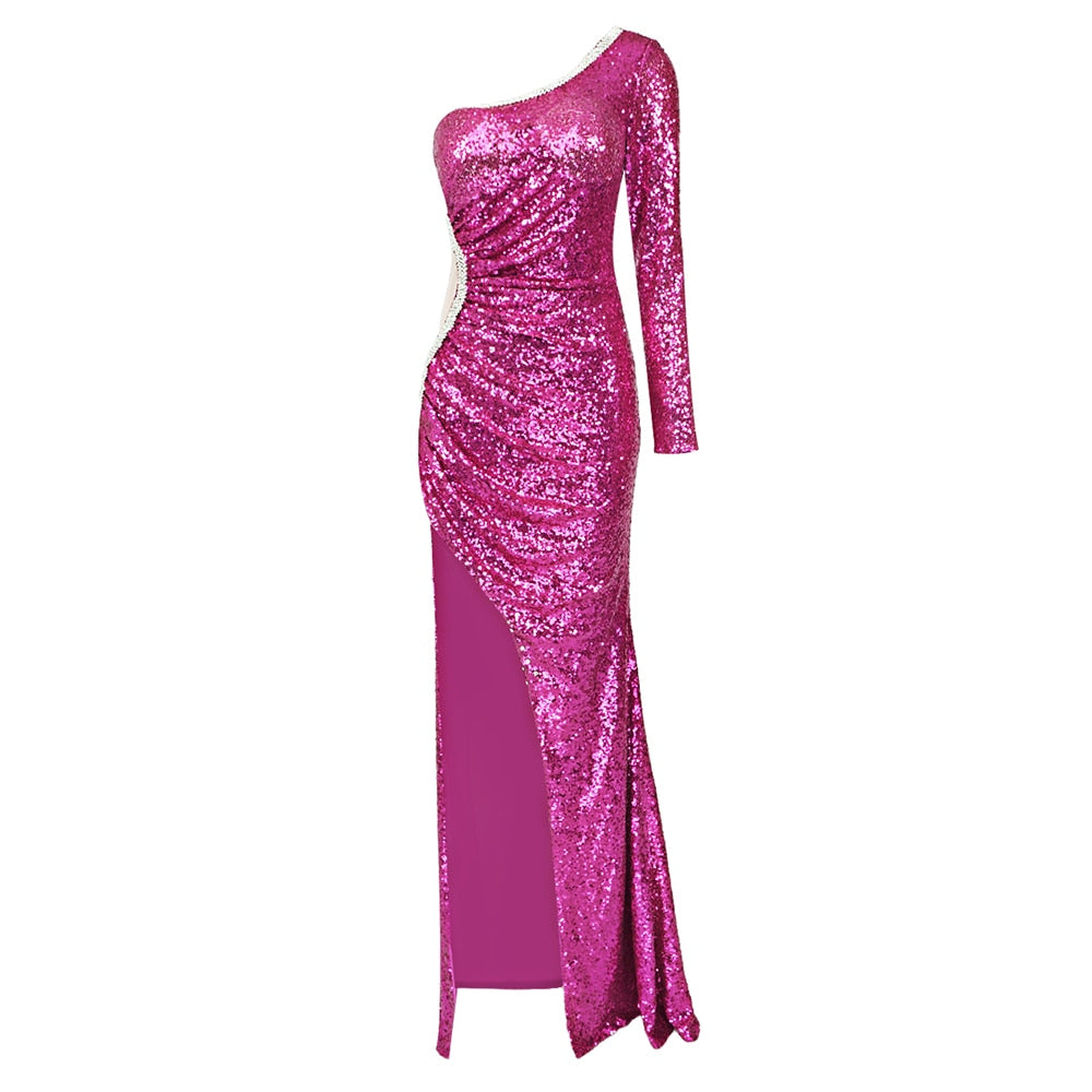 Luxury Sequin Maxi Gown - Dresses - DINIBLO 