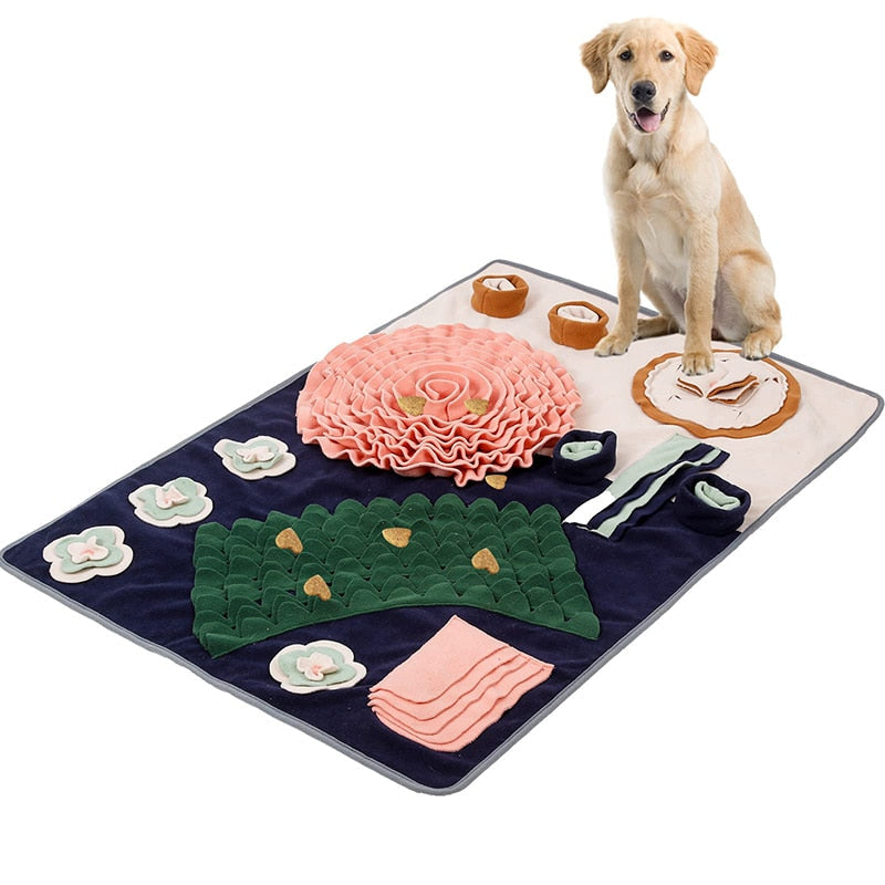 Snuffle Mat for Dogs Interactive Toy - Pet Bowls, Feeders & Waterers - DINIBLO 