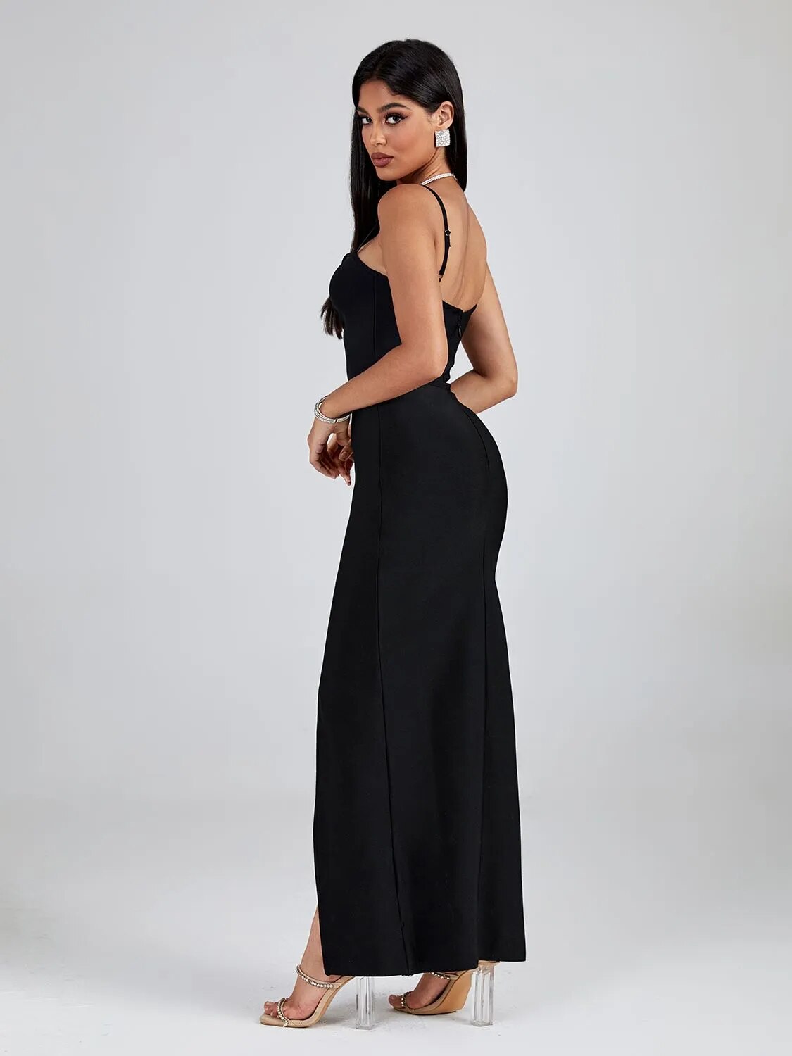 Black Bandage Bodycon Dress - Dresses - DINIBLO 