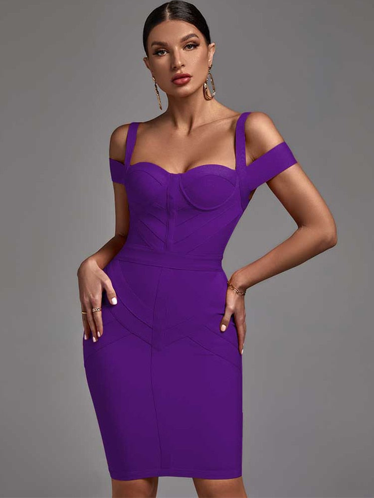 Off Shoulder Bodycon Dresses - Dresses - DINIBLO 