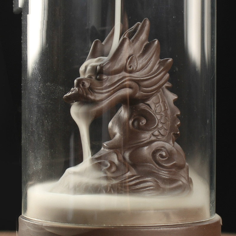 Zen Dragon Backflow Incense Burner - Incense Holders - DINIBLO 