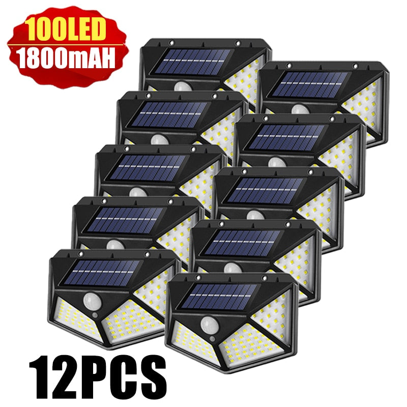 LED Solar Wall Lights Waterproof - Wall Light Fixtures - DINIBLO 